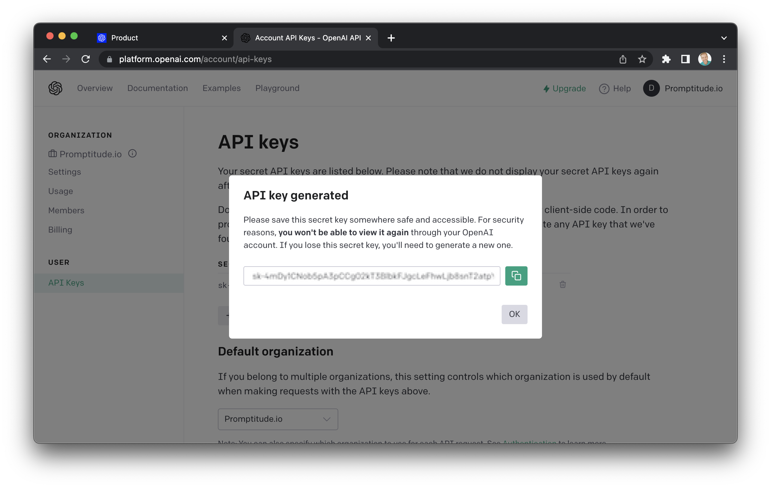 How To Get Your API Key For OpenAI